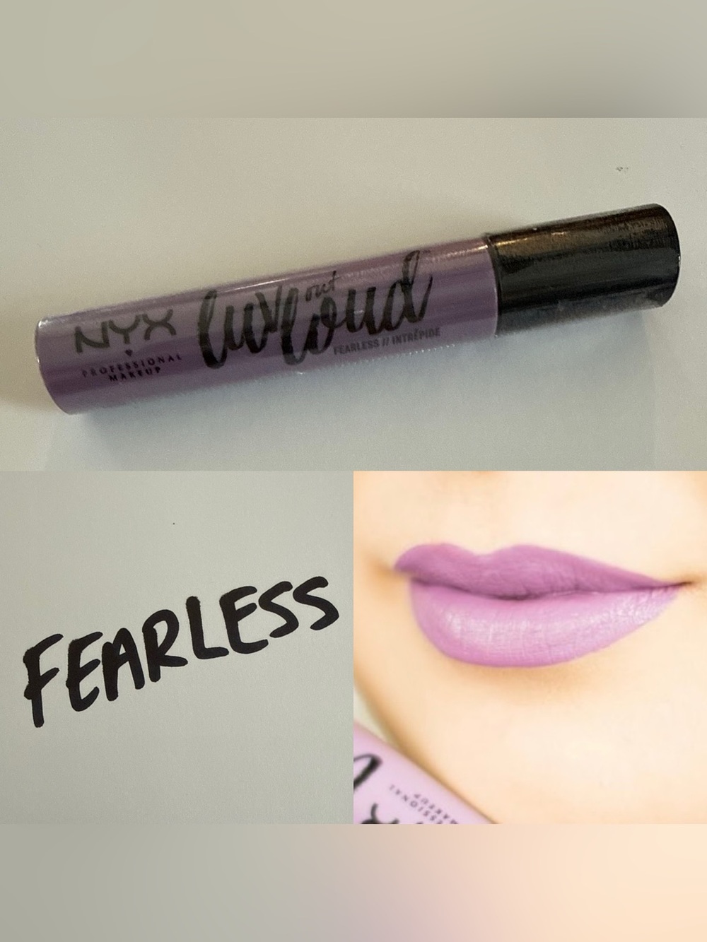 NYX Professional Makeup Luv Out Loud Lipstick - Fearless Purple
